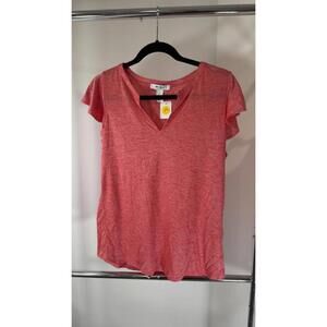 WHBM V-Neck Short Sleeve Top - New
